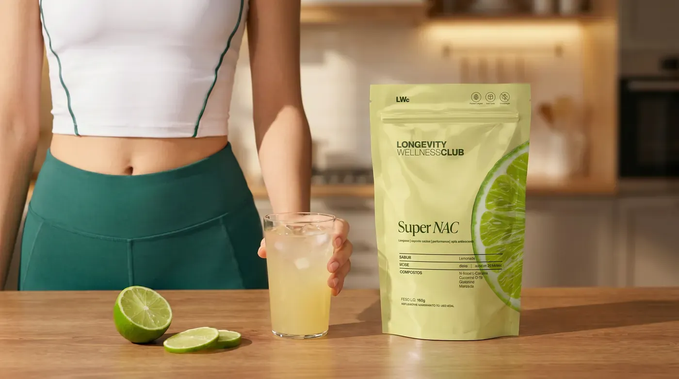 Super NAC e drink lemonade integrados a uma rotina de bem-estar